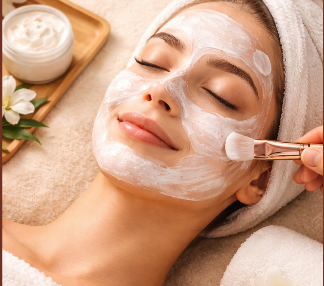 Luxury facial treatment